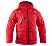 Zimní bunda SALMING Boberg Thermo Jacket Red